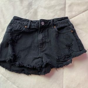 Pacsun black jean shorts